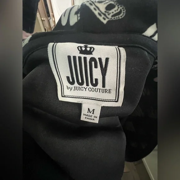 NEW Y2K Juicy Couture Velour Logo Jumpsuit Onesie Cozy Warm Loungewear Casual - Picture 9 of 10